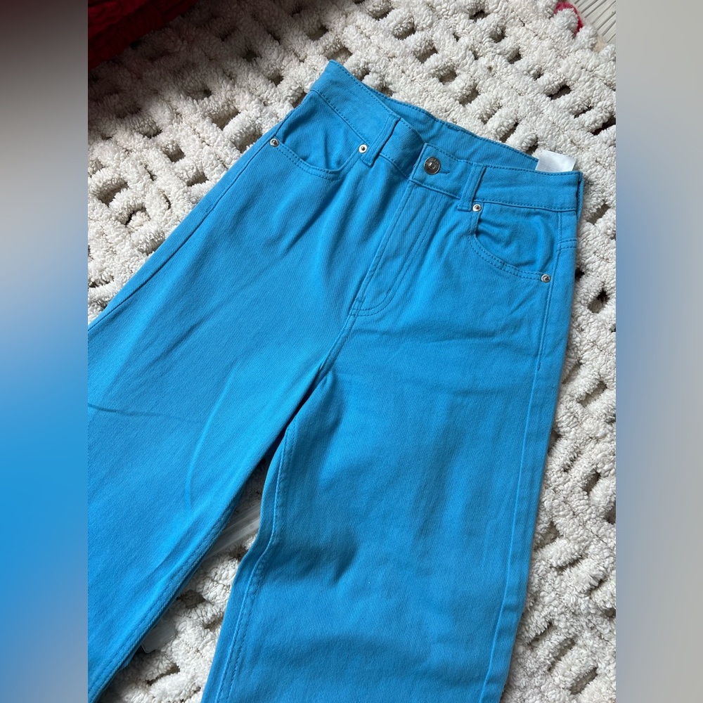 Wide Leg Twill Pants